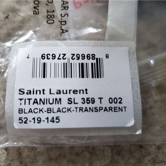 SAINT LAURENT Unisex Titanium SL359T 52mm Optical Frame - Picture 10 of 10